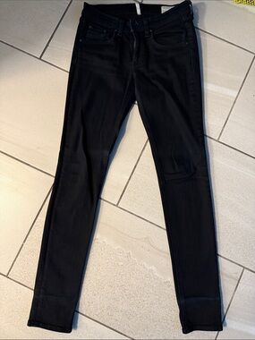 Rag&Bone 25 Skinny Black Jeans